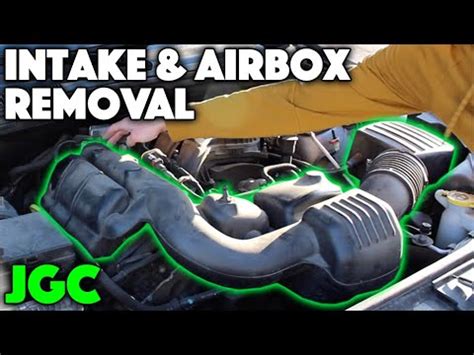 metal box on top of jeep airbox|jeep intake box removal.